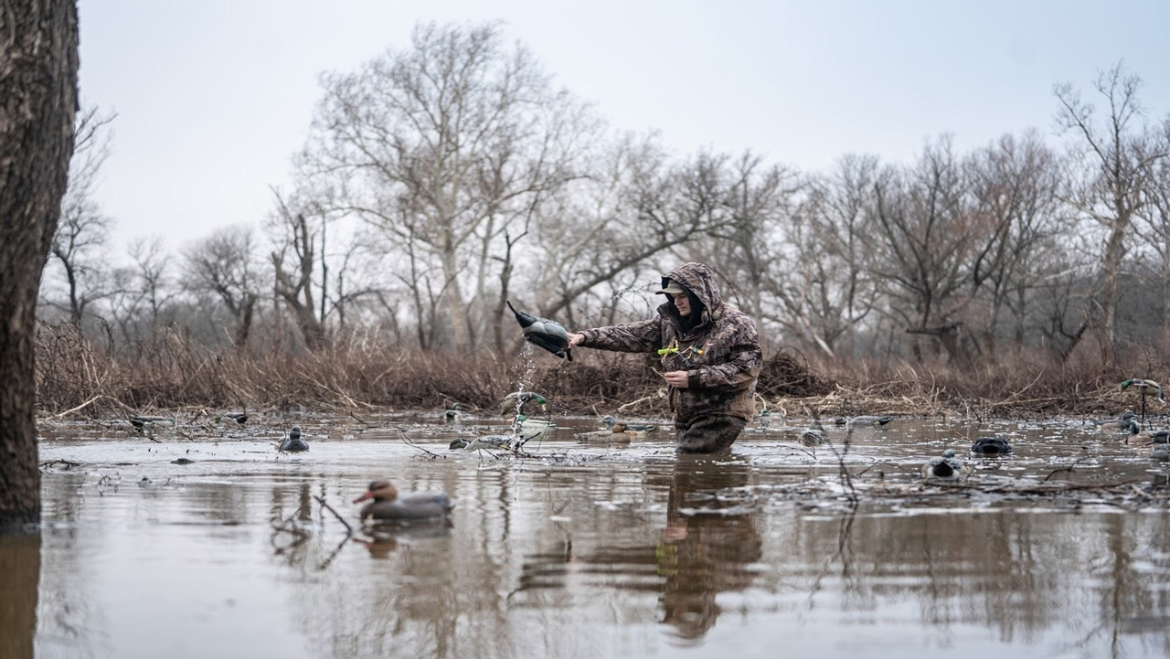 natural gear cutdown waterfowl jacket