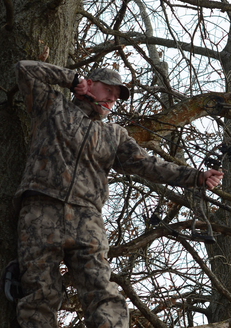 windproof camo fleece jacket