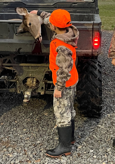 Youth Camo Jacket | Classic Fleece | Natural Gear