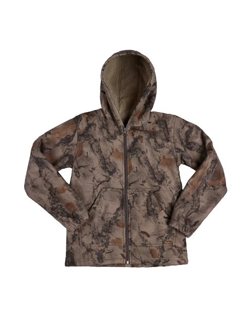 Youth Camp Fleece Full Zip Hooded Jacket