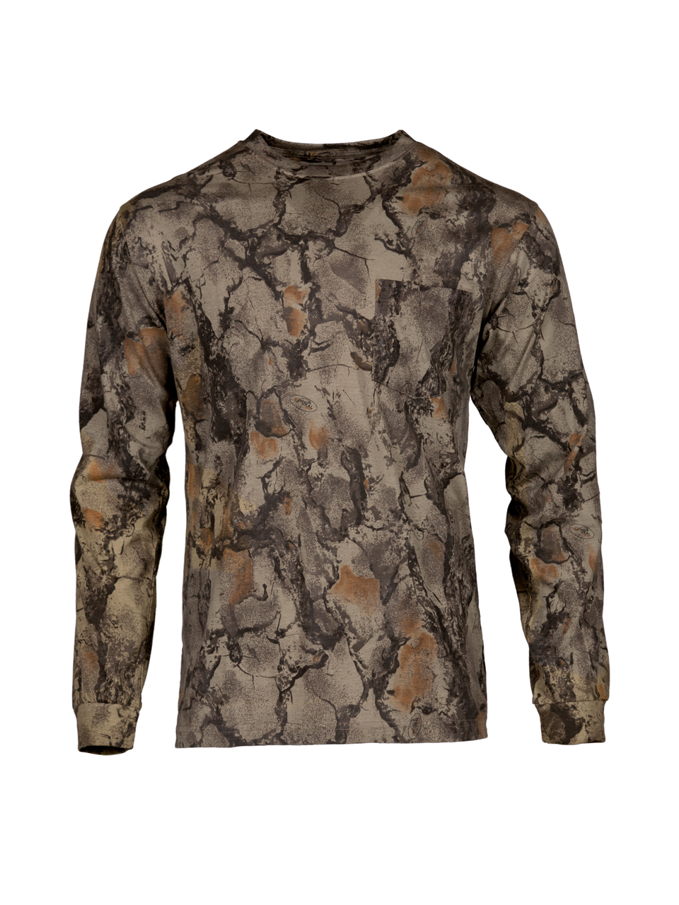 Chemise Camouflage Homme Trail Crest - Taille M - Manches Longues En Coton - Vintage
