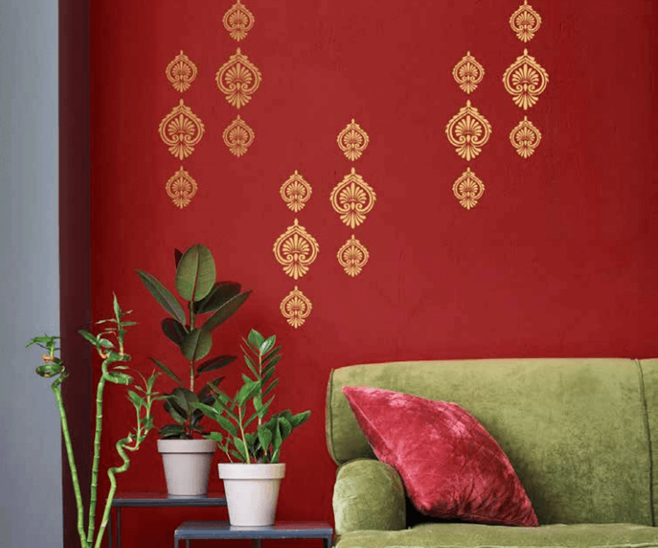 Asian Paints Oyester Stencil Wall Paint Golden Ray