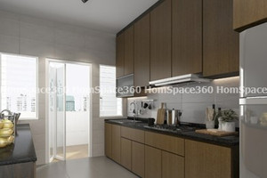 Nexa - Straight Line Modular Kitchen Design in Brown with Membrane Laminate Veneer Finish Options - HSV-SLK-1034 Nexa - Straight Line Modular Kitchen Design in Brown with Membrane Laminate Veneer Finish Options - HSV-SLK-1034