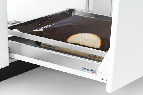 Elegance Series - SS  Grain Trolley for Kitchen with Channel - Ultra Premium Range