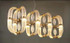 Signature Chandelier Light -BAGUETTE OF GOLD -A Signature Chandelier Light -BAGUETTE OF GOLD -A