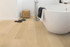 White Varnished Oak Impressive Laminated Wooden Flooring