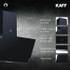 Kaff -  NOVA SV 60 - Full Black Tempered Glass - Matt black rust free coating - Chimney