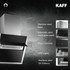 Kaff - MARBELLA 60 BLK - Black Tempered Glass - Hassle Free Filter-Less Technology - Chimney