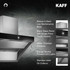 Kaff - HOOVER 90 -Touch Control Chimney - Filter-Less Technology - Chimney