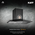 Kaff - VERTU DHC 90 - Matt Black - Dry Heat Auto Clean Technology - Chimney