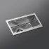 Kaff Sink -  KS 22 SB (R10) (Bar Sink) - Stainless steel - Double bowl Kaff Sink -  KS 22 SB (R10) (Bar Sink) - Stainless steel - Double bowl