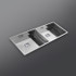 Kaff Sink -   KS 114 DB (R10) - Stainless steel - Double bowl Kaff Sink -   KS 114 DB (R10) - Stainless steel - Double bowl