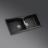 Kaff Sink -   KSG 45 DB BLK - Quartz (granite) - Double bowl