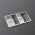 Kaff Sink -  KS 870 DB (R10) - Stainless steel - double bowl Kaff Sink -  KS 870 DB (R10) - Stainless steel - double bowl