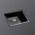 Kaff Sink -  KSBL 610 SB (R10) - PVD Graphite Black(R10)Stainless steel - Single bowl