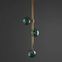 Signature Chandelier - Balls of Emerald A