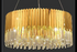 Elegance Series - Golden Round Chandelier Elegance Series - Golden Round Chandelier
