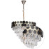 Elegance Series - Gold & Black Crystal Chandelier Elegance Series - Gold & Black Crystal Chandelier