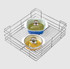 Essential Series  - SS Plain Kitchen Basket with Channel  - Economy Range