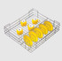 Essential Series - SS  Cup n Saucer Kitchen Basket with Channel - Economy Range