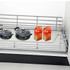 Elegance Series - SS  Pullout Kitchen Basket with Channel - Premium Range