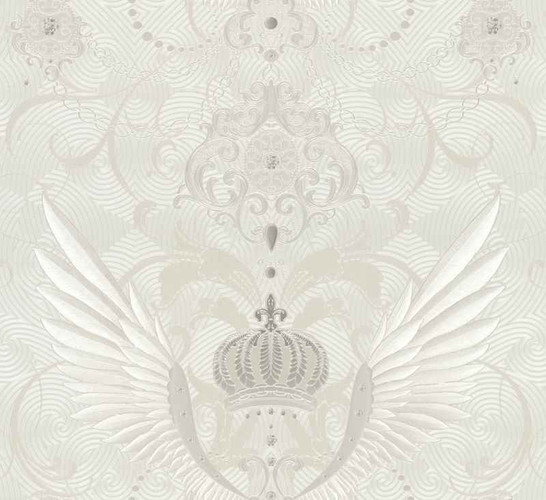 European Wall Paper - Abstract Pattern - Ivory - HSMAR54457