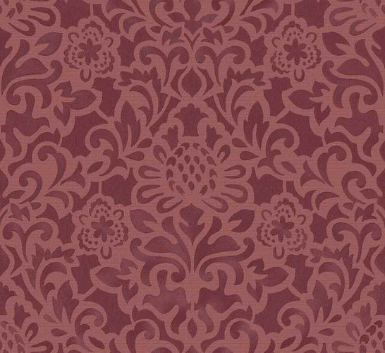 European Wall Paper - FloralsFlowers, Motifs Pattern - Pink - HSMAR77810