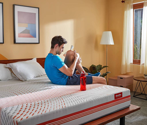 Duroflex NRG 20 Pocket Spring Memory Foam Mattress 10 inch Single