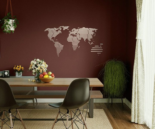 Asian Paints Modern Mercator Stencil Wall Paint Mica Matte
