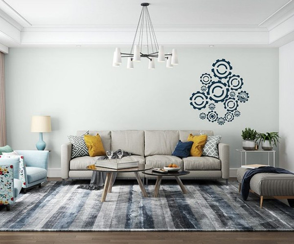 Asian Paints Mechatronics Stencil Wall Paint Emphasis