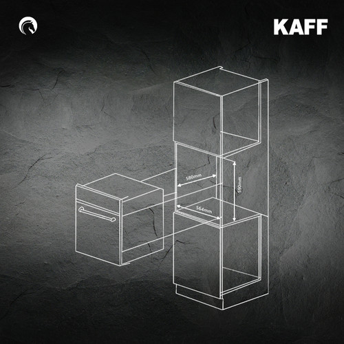 Kaff  Hobs -  MZ OV6 TN - Black Glass with Titanium Finish Fascia with Child Lock