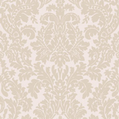 European Wall Paper - Damask Pattern - Beige, Pink - HSMARDT 581002