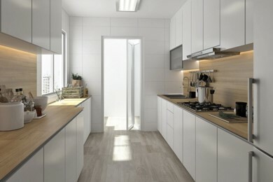 Parallel Shaped Modular Kitchen