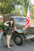 Gina Salutes Our Troops Poster