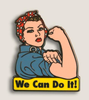    "We Can Do It" Rosie the Riveter - Enamel Pin