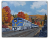 TRAIN EXCURSION  METAL  SIGN