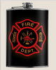 FIRE DEPARTMENT---Stainless Steel Flask