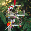 LINEMAN ON A POLE--PERSONALIZED ORNAMENT