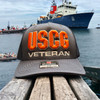 U.S.  VETERAN-- 5-PANEL-- ADJUSTABLE SNAP-BACK-- TRUCKER CAP