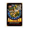 " AMERICAN  BOMBSHELL"  METAL  SIGN