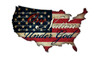 "ONE NATION USA"  METAL SIGN