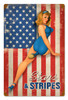 Stars & Stripes Tin Sign