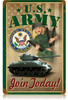 US Army Join Today Metal Sign