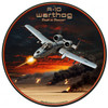 "A-10 Warthog"  ROUND METAL SIGN 