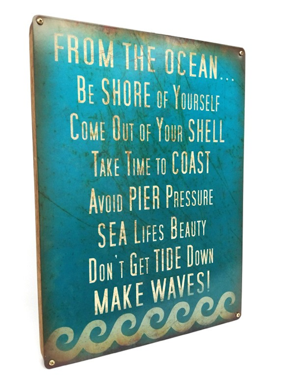 Advice From The Ocean Boxed Sign Pin Ups For Vets Store