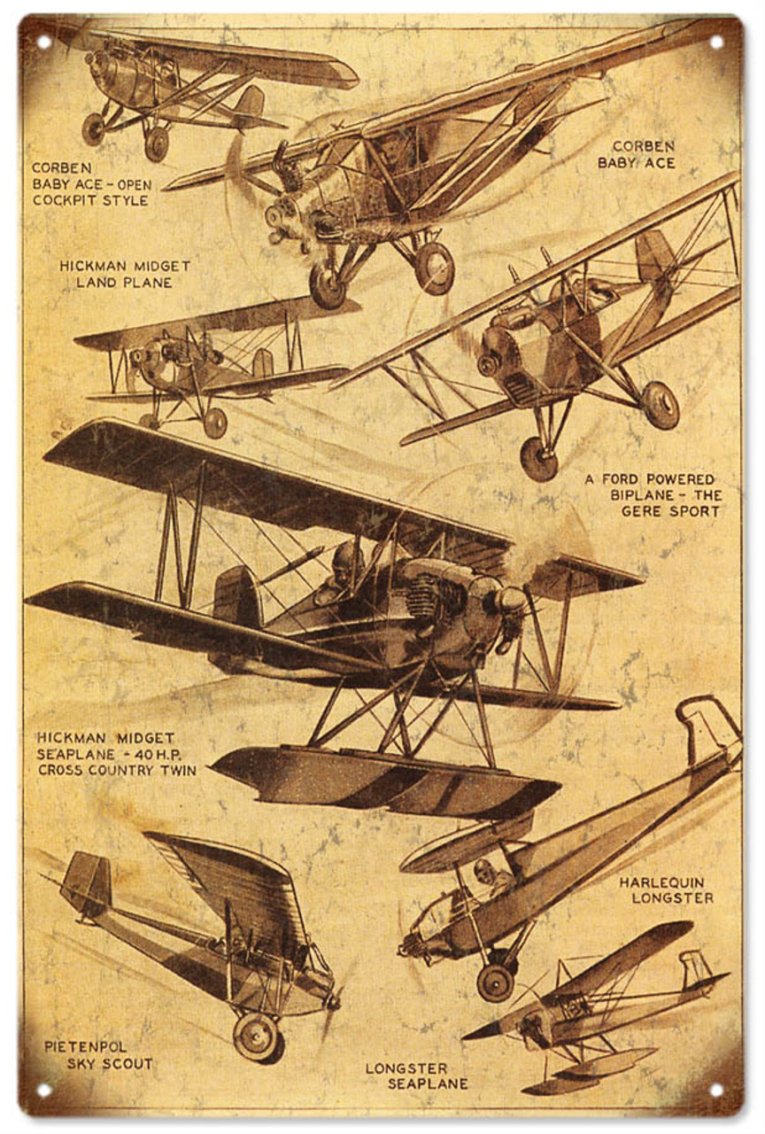 vintage airplane illustration