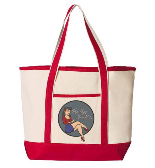 LARGE  CANVAS  DELUXE  TOTE