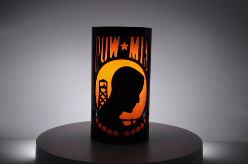 POW/MIA - Metal Candle Holder Luminary