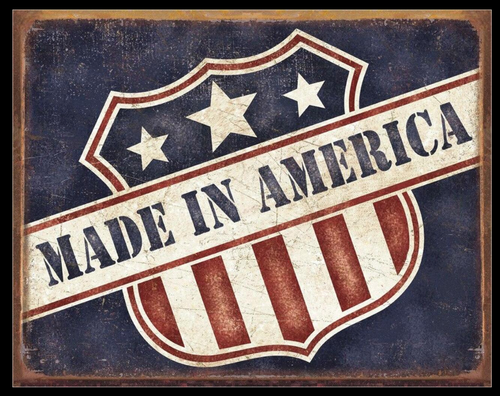 MADE  IN  AMERICA ----METAL SIGN