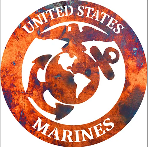 United States Marines Emblem---- Metal Sign 